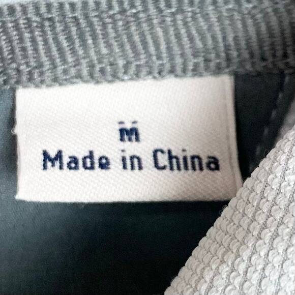 Original Penguin Mens 1/4 Zip Printed Pete Wind Hoodie Pullover Grey Size Medium - Picture 6 of 15